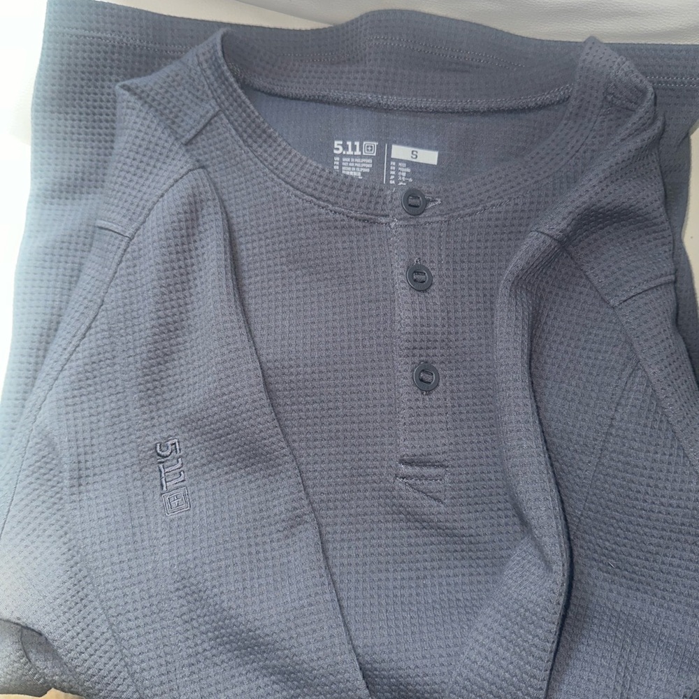 5.11 Tactical Charcoal Henley Shirt